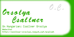 orsolya csallner business card